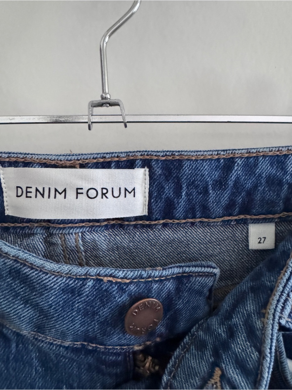 Aritzia Denim Forum Rowan Super Hi Curve-Fit Straight Ankle Jean 27 - Picture 4 of 5